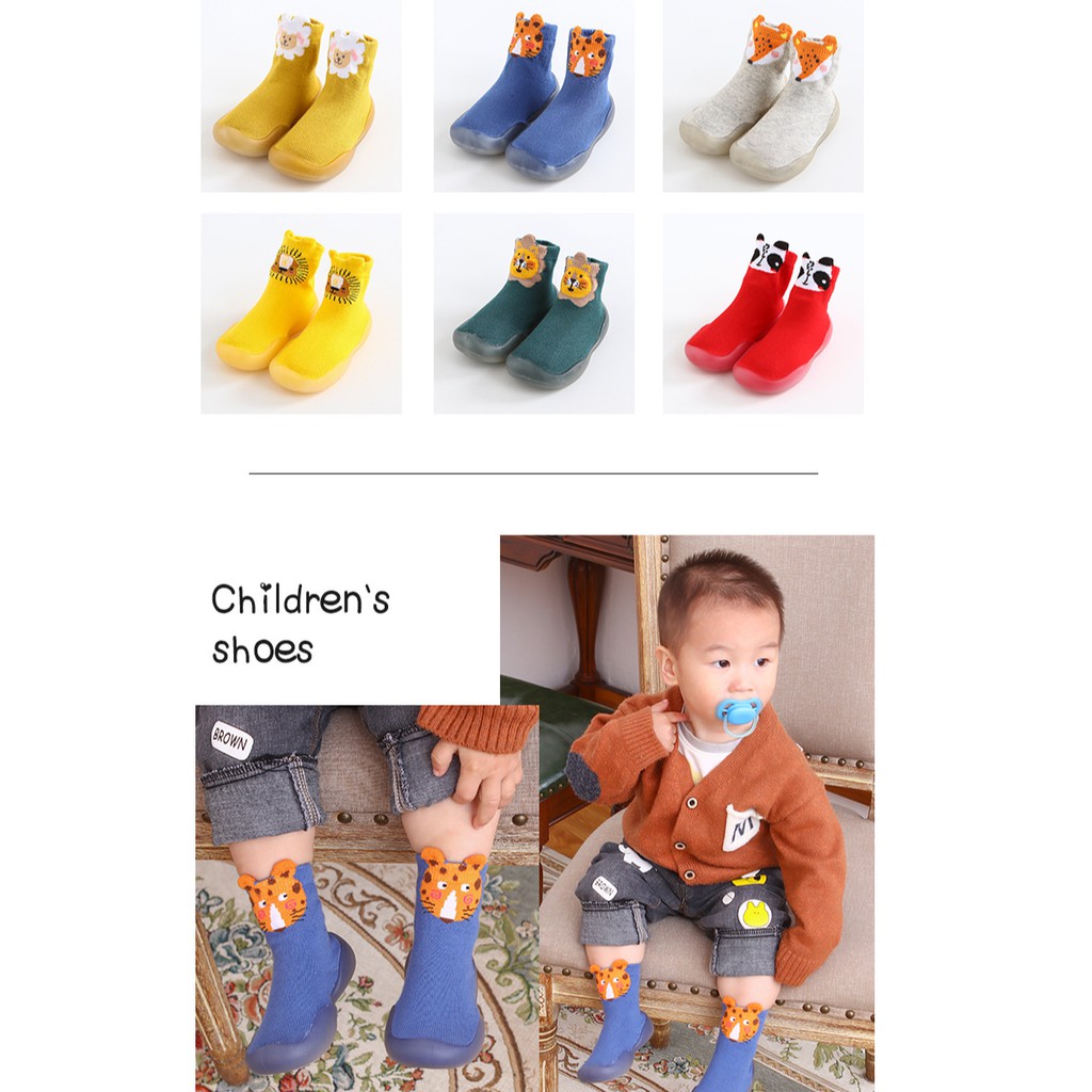 Sepatu Bayi Prewalker Kaos Kaki Anak Import / Soft Shoes High Kids