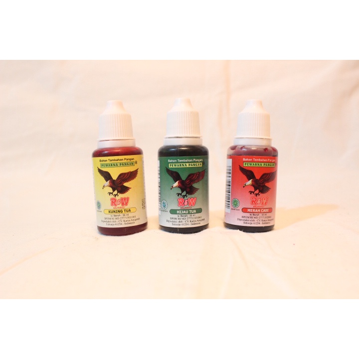 

Pewarna makanan merek R&W 30ml