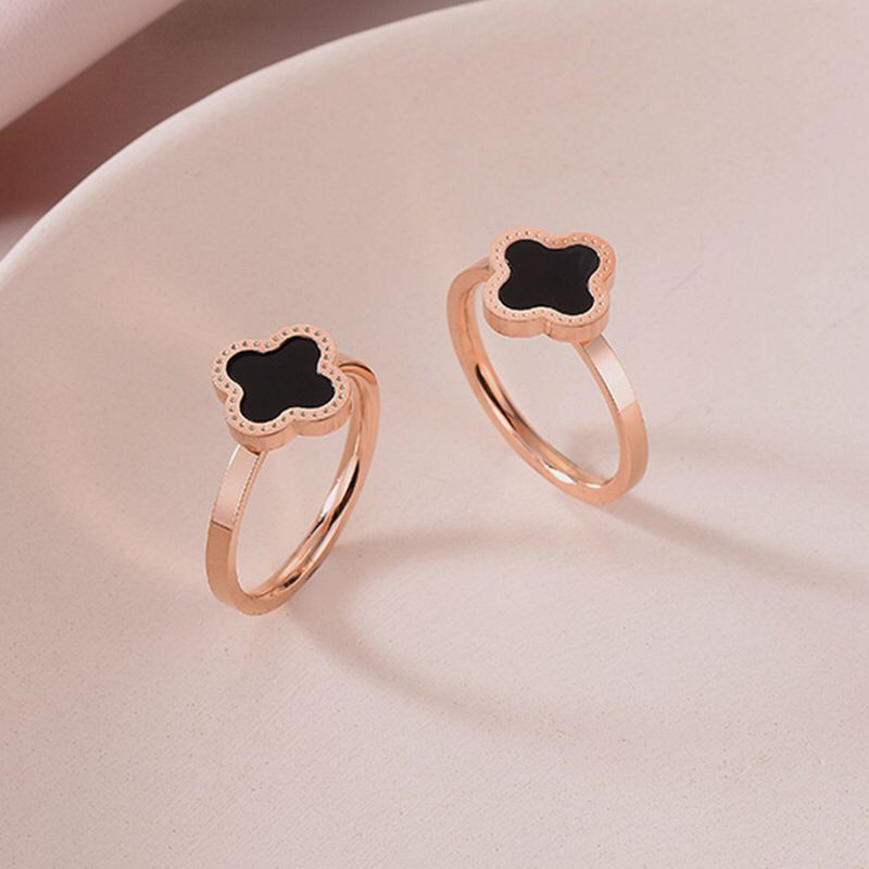 Cincin Titanium LV Korea Style Fashion Vintage Premium Wanita
