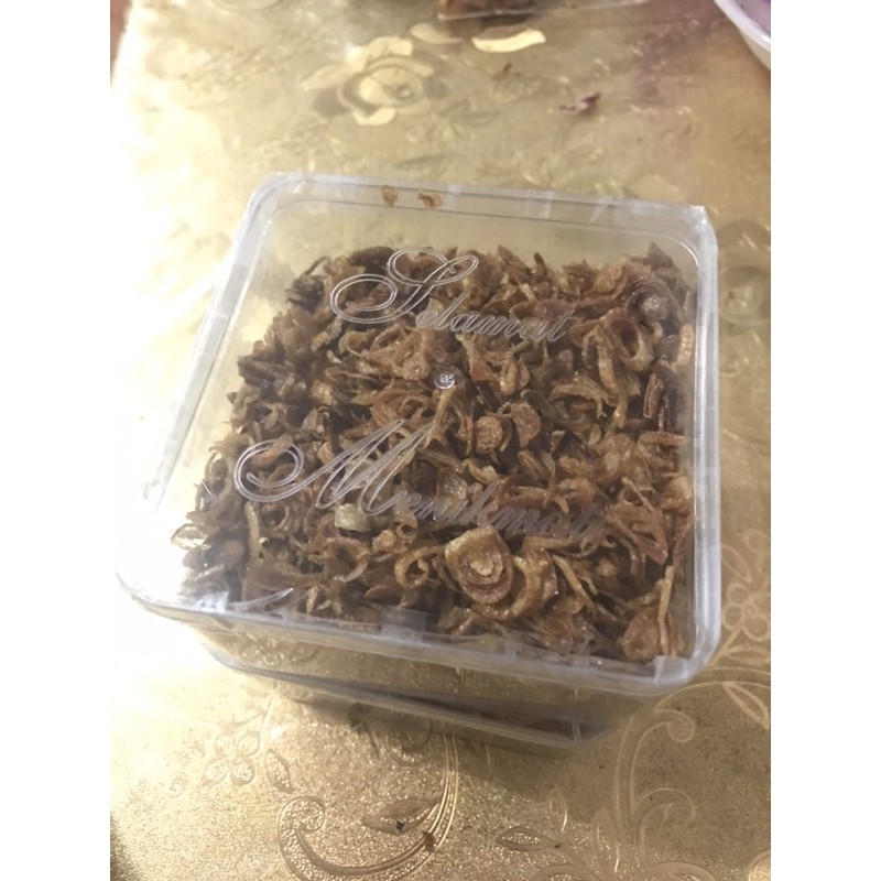 

Bawang goreng tanpa tepung