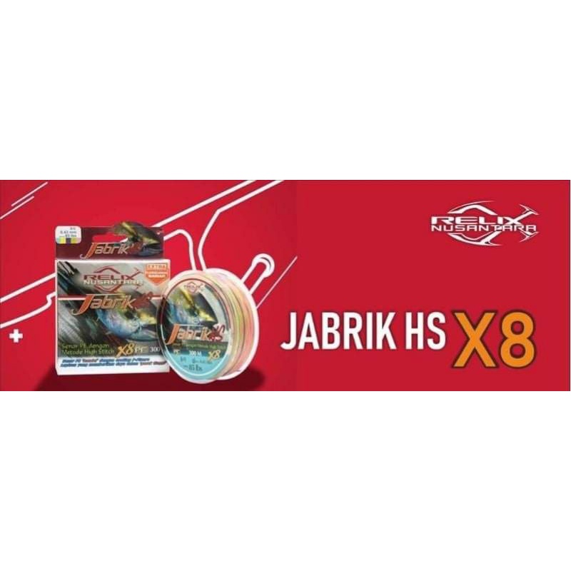 PE Relix Nusantara Jabrik HS X8 100m [Multicolour & Green Moss]