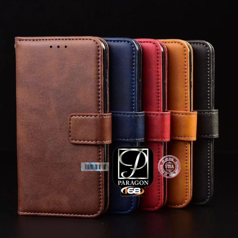 #COD / Flip Cover Wallet INFINIX NOTE 8 9 10 SMART 4 5 6 HD Leather Case Dompet Kulit Casing Lipat S