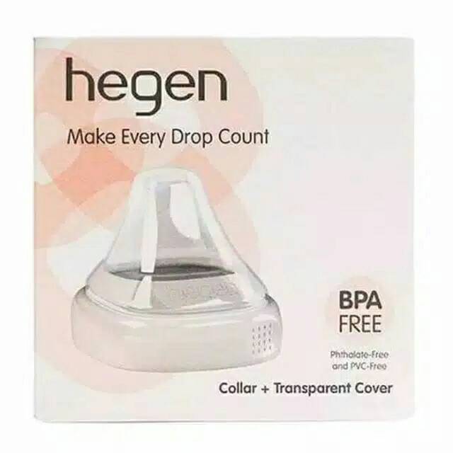 Hegen Collar Plus Transparent Cover / Leher Tutup Botol Hegen dan Penutup