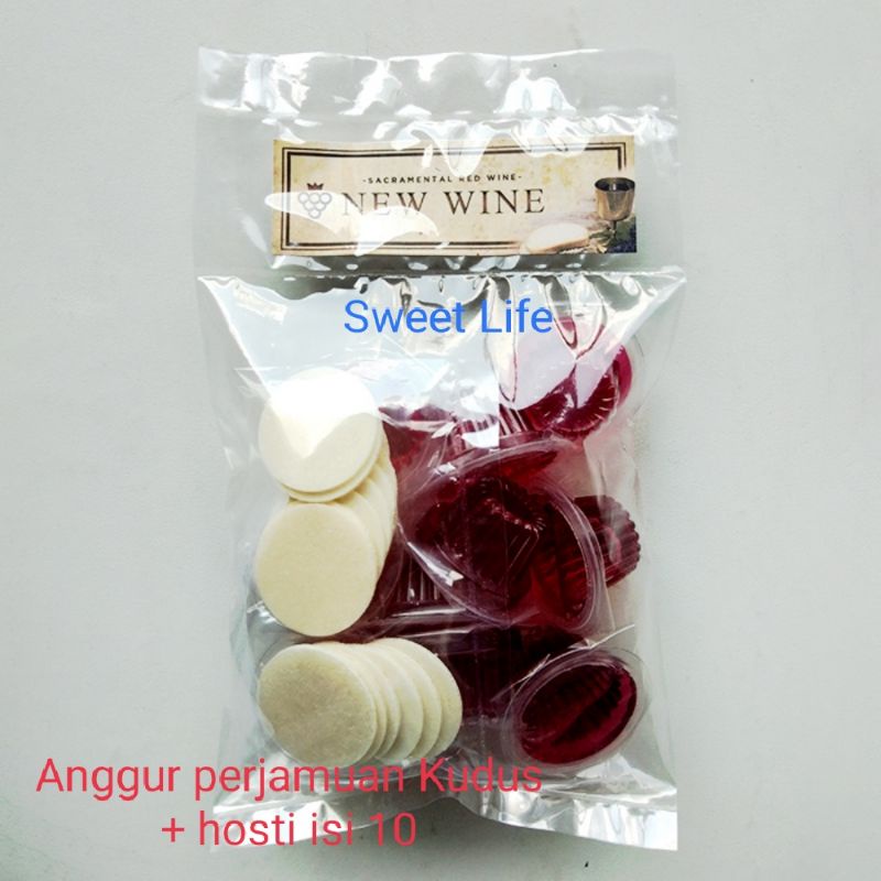 

Paket Perjamuan Kudus ( Angggurr + Hosti) isi 10