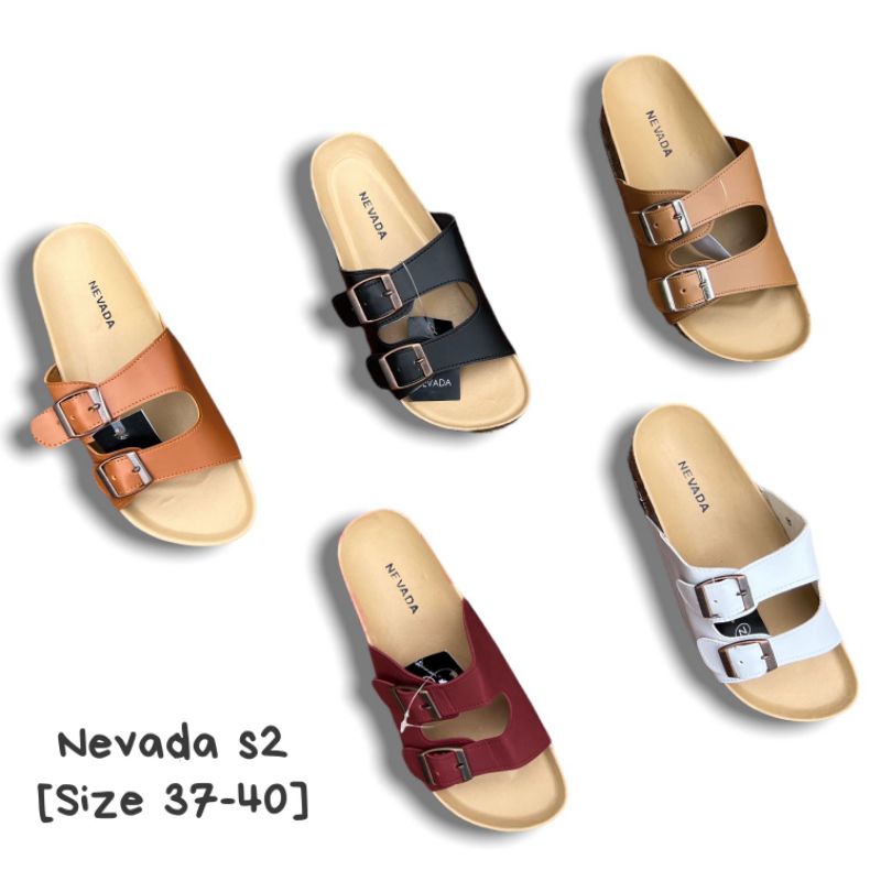 Sandal selop wanita Nevada s2 original brand matahari sendal slip wanita murah fashion branded