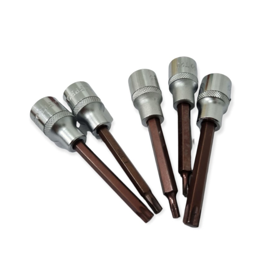 Lippro Star Bit Socket Long 1/2"  T20 - T25 - T30 - T40 - T50 Lippro