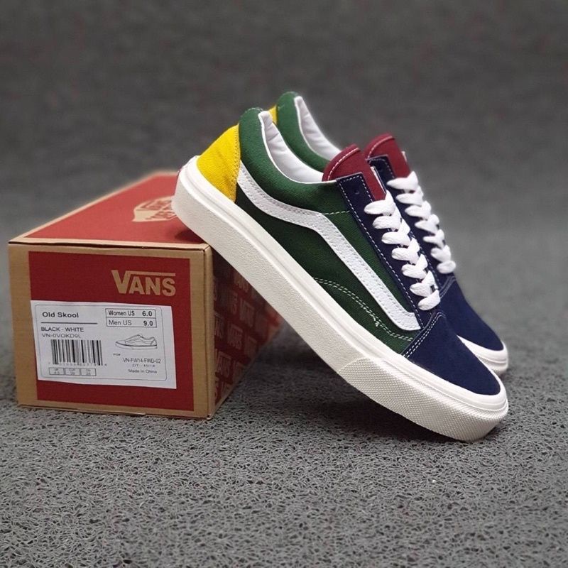 Sepatu Vans Oldskool Rainbow OG Premium Terlaris /Vans Oldskool Rainbow OG Waffle DT / Vans Oldskool Murah / Vans Oldskool Multicolor