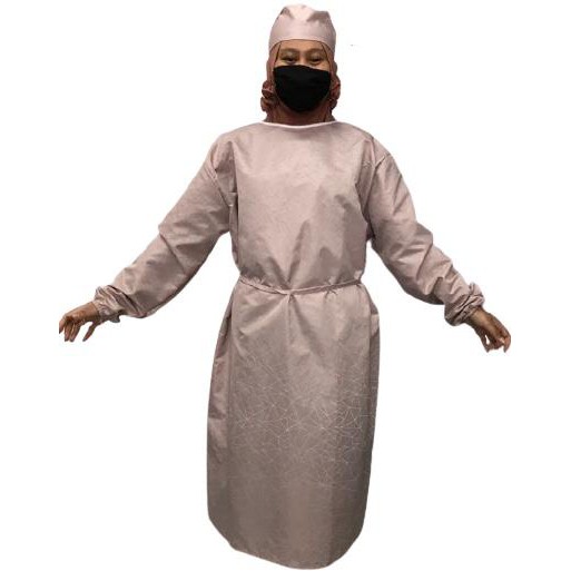 Surgical Gown Mayer Motif Segitiga