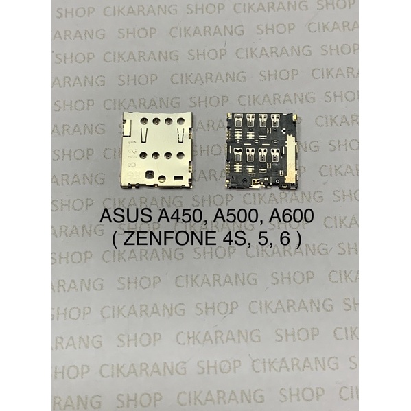 CON SIM / CONNECTOR SIMCARD ASUS ZENFONE 4S / A450 / 5 / A500 / 6 / A600