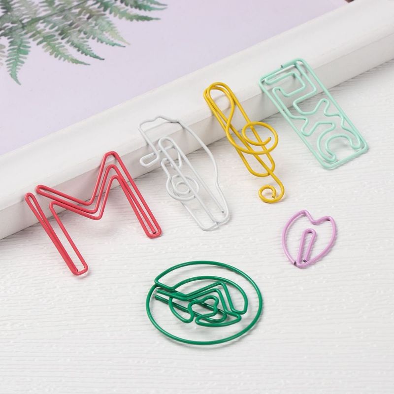 Bookmark Paper Klip Metal Pembatas Buku Penjepit Buku Scrapbook Notebook Metal Paper Clip Hollow