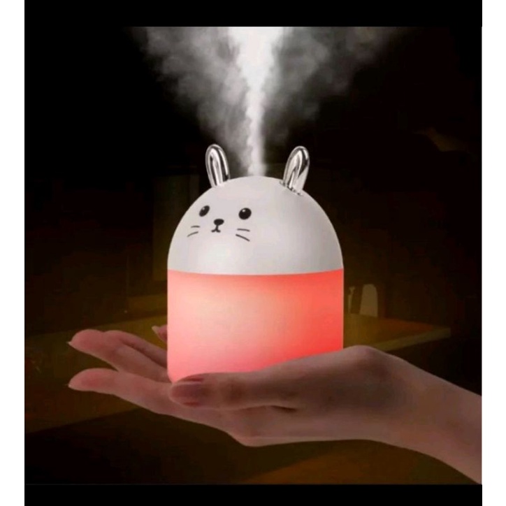 humidifier cute rabbit pelembab udara ruangan cat