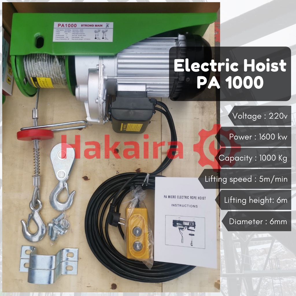 Katrol Listrik / Electric Hoist PA 1000