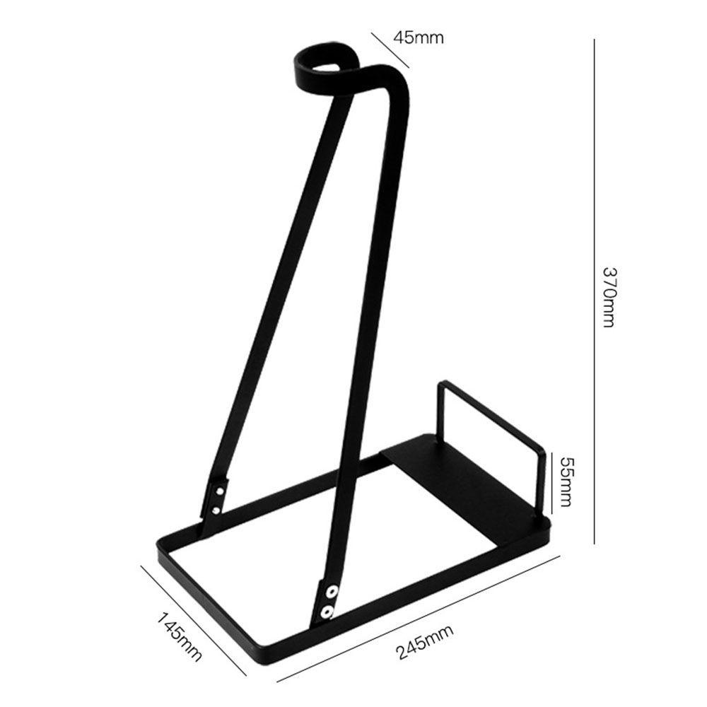 Solighter Rak Vacuum Cleaner Bebas Paku Rak Mulus Kreatif Alat Sikat Lantai Berdiri Penyimpanan