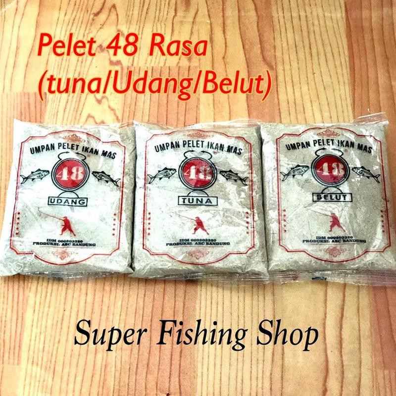 Pelet 48 Rasa (Tuna/Udang/Belut)