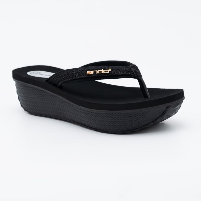 TERMURAH!!! Sandal Ando Jepit Wedges - ANDO JOICE 02  - 100% Original-4