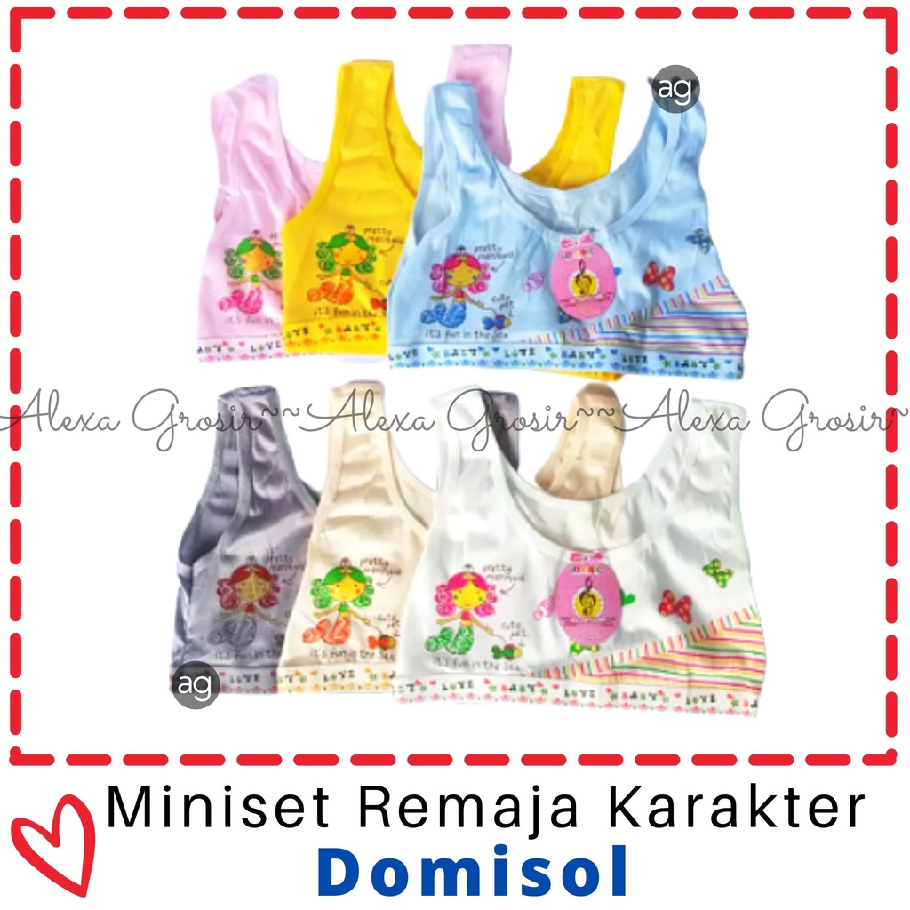 MINISET DOMISOL | miniset kaos dalam tangtop sd smp remaja kaos dalam sport