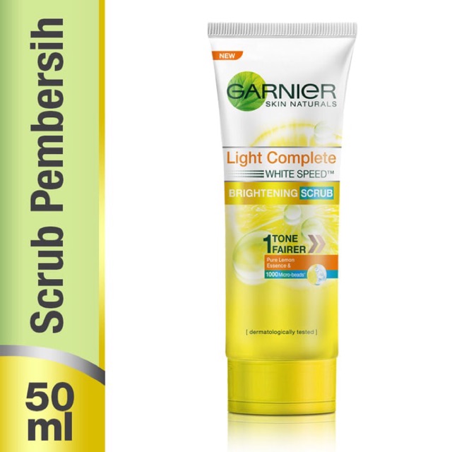 garnier scrub lemon