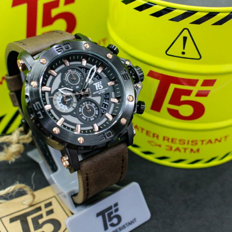 Jam T5 H 3641 original bergaransi free box kaleng