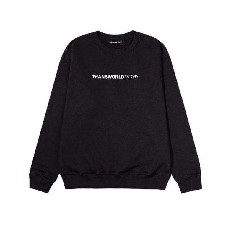 CREWNECK TRANSWORLD NEW OG STORY BLACK