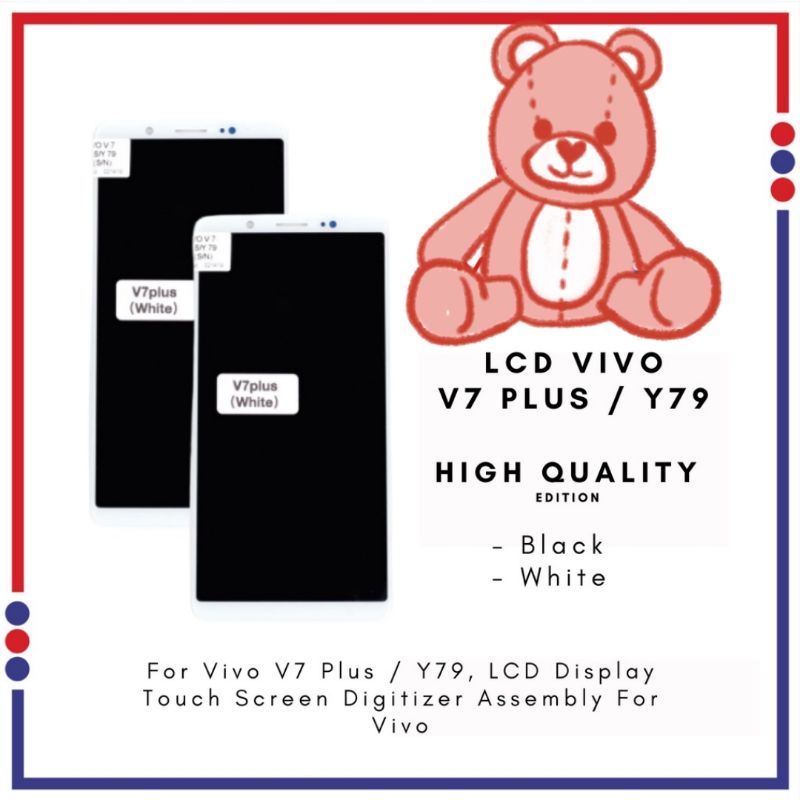 LCD TOUCHSCREEN VIVO V7 PLUS V7+ FULLSET ORIGINAL