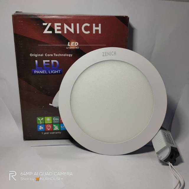 Lampu Led Panel 12 watt  Bulat IB Inbow Lampu downlight led plafon