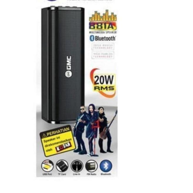 (KD-288)-Speaker Bluetooth Portable GMC 881A Original Super Bass /Musik Box Bluetooth /Speaker Aktif