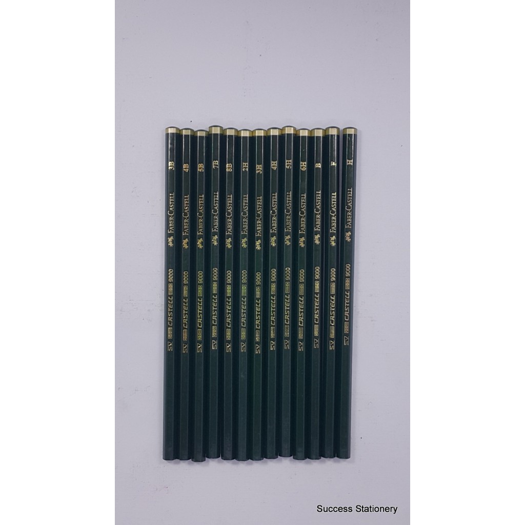 

FABER PENCIL 9000 ukuran H- 8B