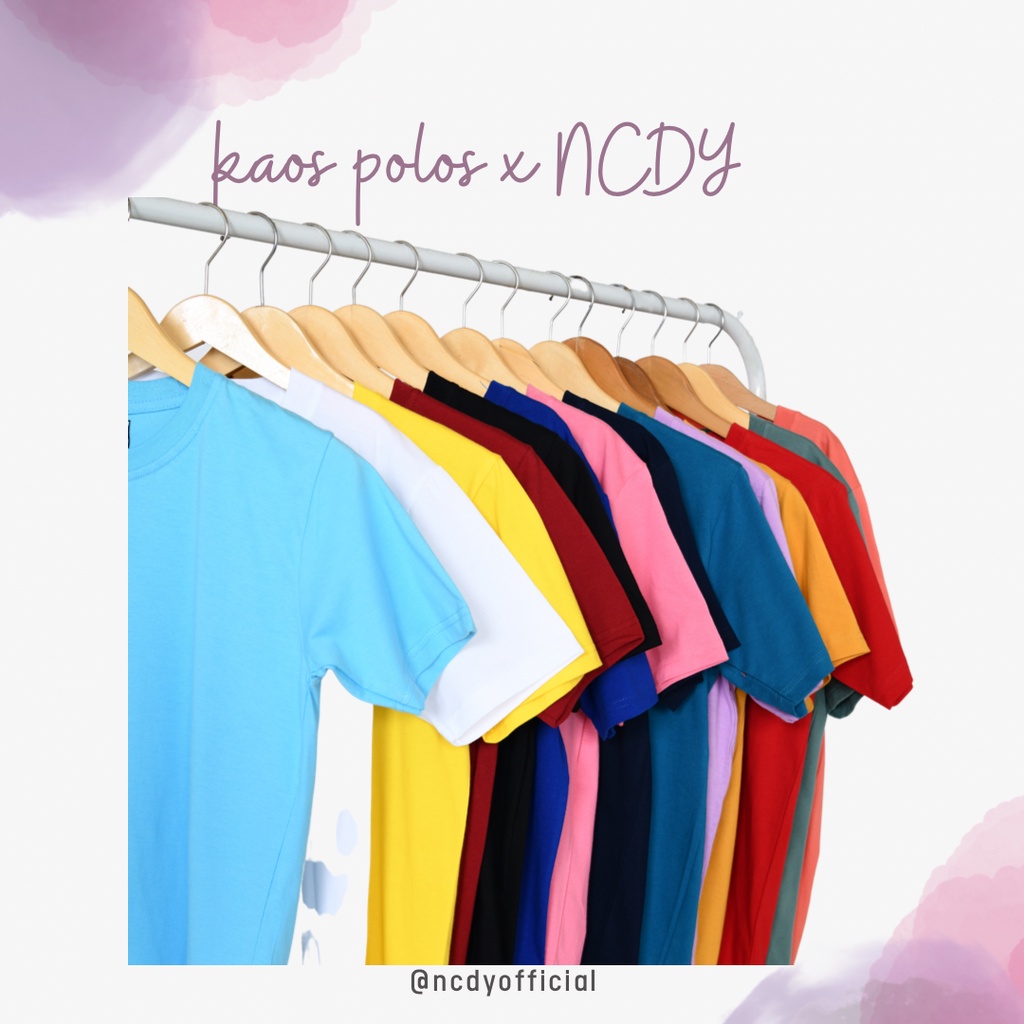 P2 KAOS POLOS DEWASA LENGAN PENDEK COTTON COMBED 30s KAOS POLOS MURAH SABLON KATUN KOMBET LEMBUT