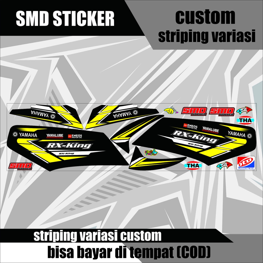 STRIPING VARIASI RX KING