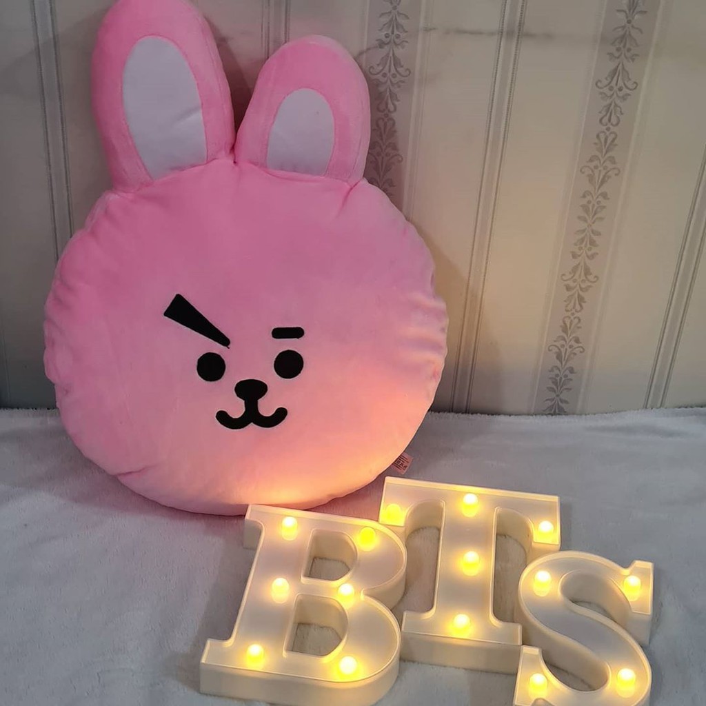 BANTAL BONEKA BT21 BTS KPOP BABY FACE UNOFFICIAL Bantal Boneka Semua Karkater Tata Shooky Cooky Chimmy RJ Koya Mang Van K-Pop