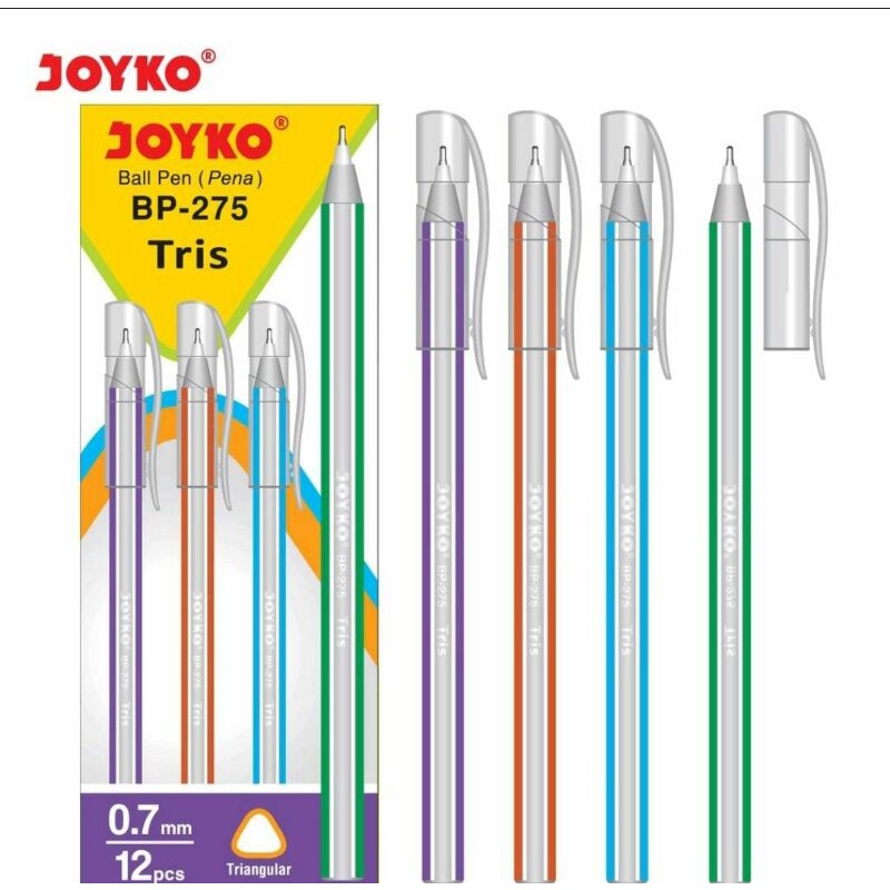 

Pena / Pulpen Joyko BP-275 / Tris / 1 BOX isi 12 Pcs