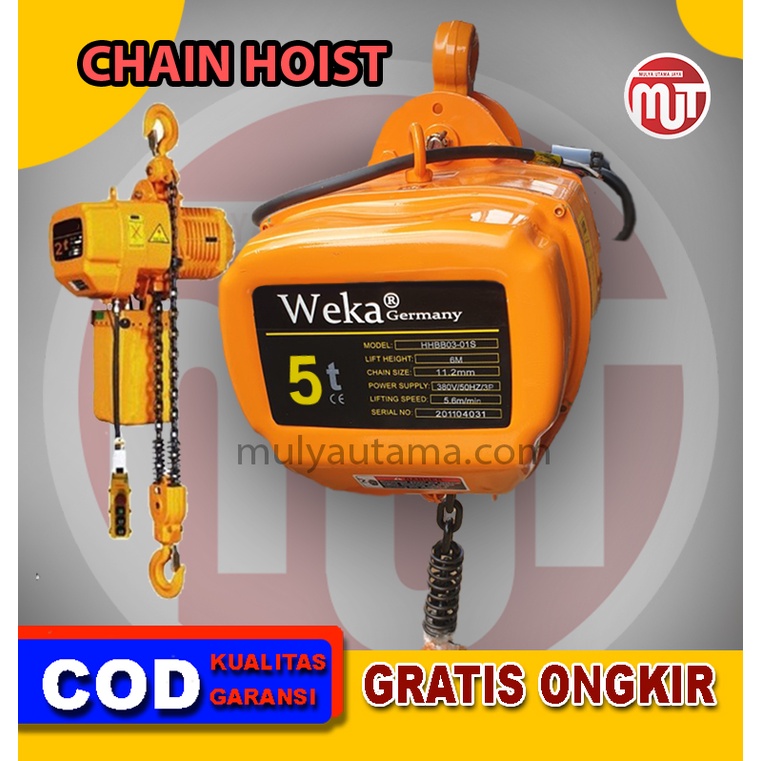 Chain Hoist 5 ton WEKA