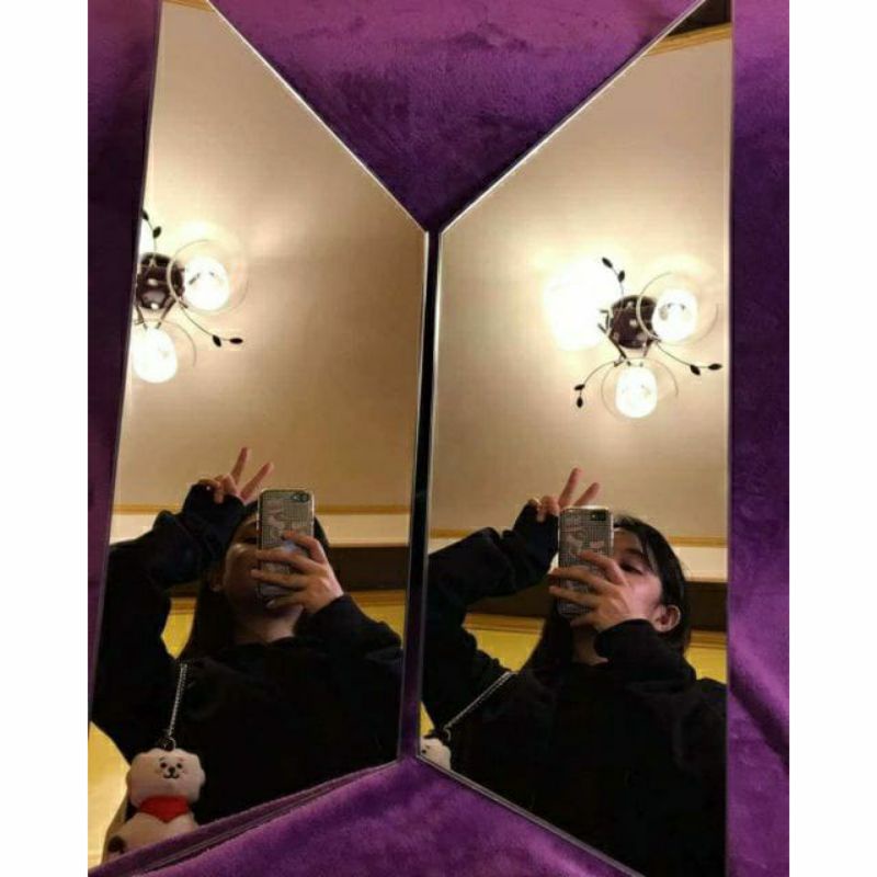 Cermin Dinding Logo BTS x ARMY Asli