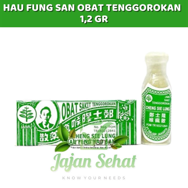 Hau Fung San Obat Sakit Tenggorokan Sariawan Panas Dalam 1.2 gr