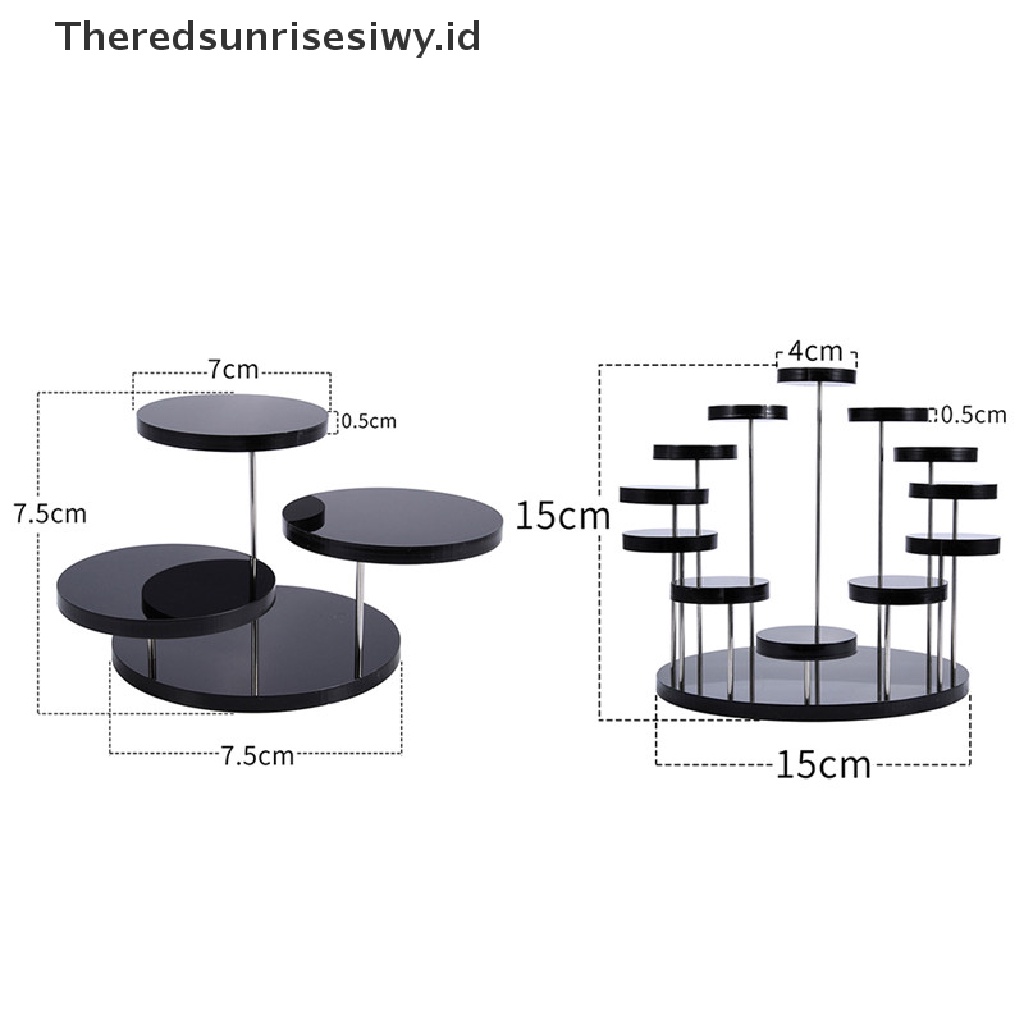 (Theredsunrisesiwy.Id) Stand Display Kue / Cupcake Bahan Akrilik Untuk Dekorasi Pesta