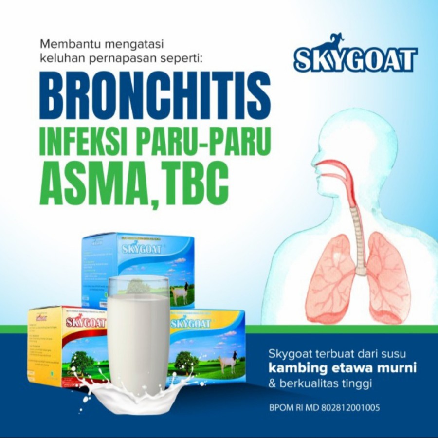 

Susu Kambing Etawa Bubuk SKYGOAT Vanilla Propolis Cokelat