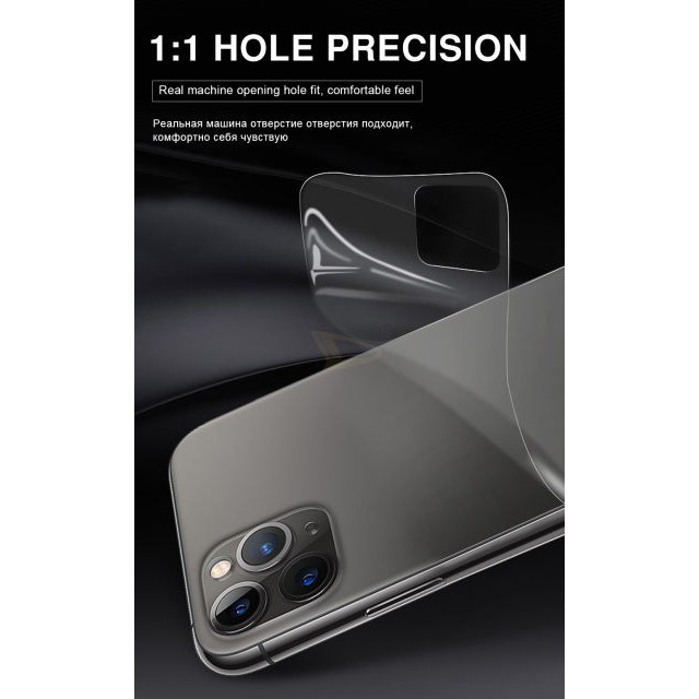 Iphone 11 / 11 Pro / 11 Pro Max Hydrogel Back Clear Anti Gores Belakang Clear Bening