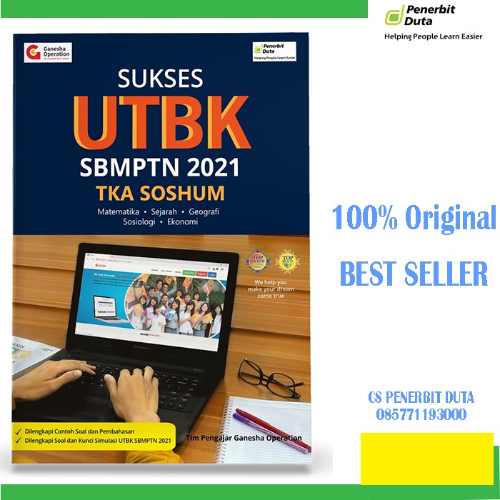 BEST SELLER -- Sukses UTBK Soshum 2021 Bimbel Ganesha Operation