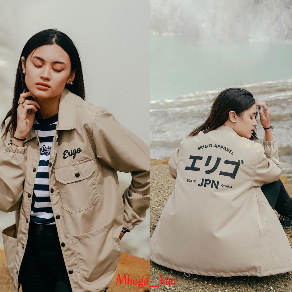 gb45gf erigo coach//jacket erigo japan apprl original pria wanita