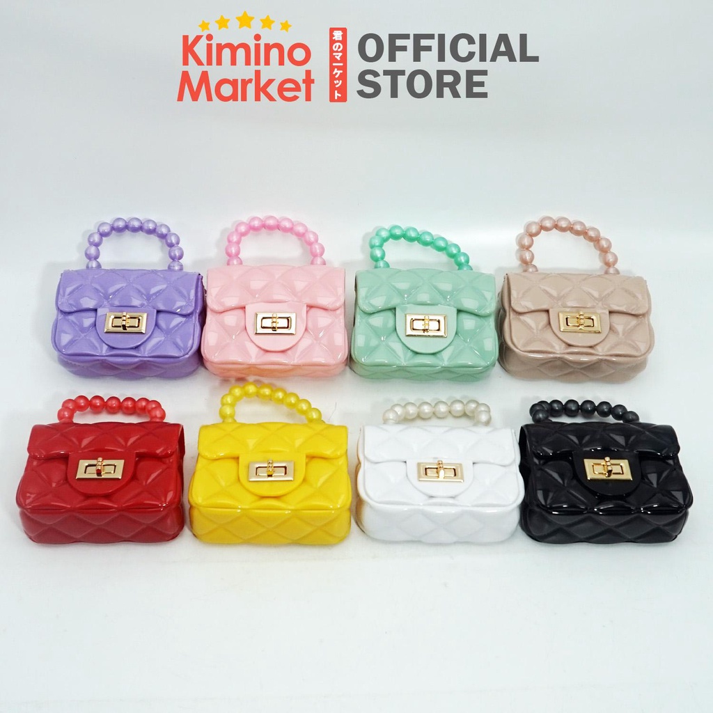 Tas Selempang Mini Handbag Jelly Bag Mutiara Korean Bag Fashion Dompet