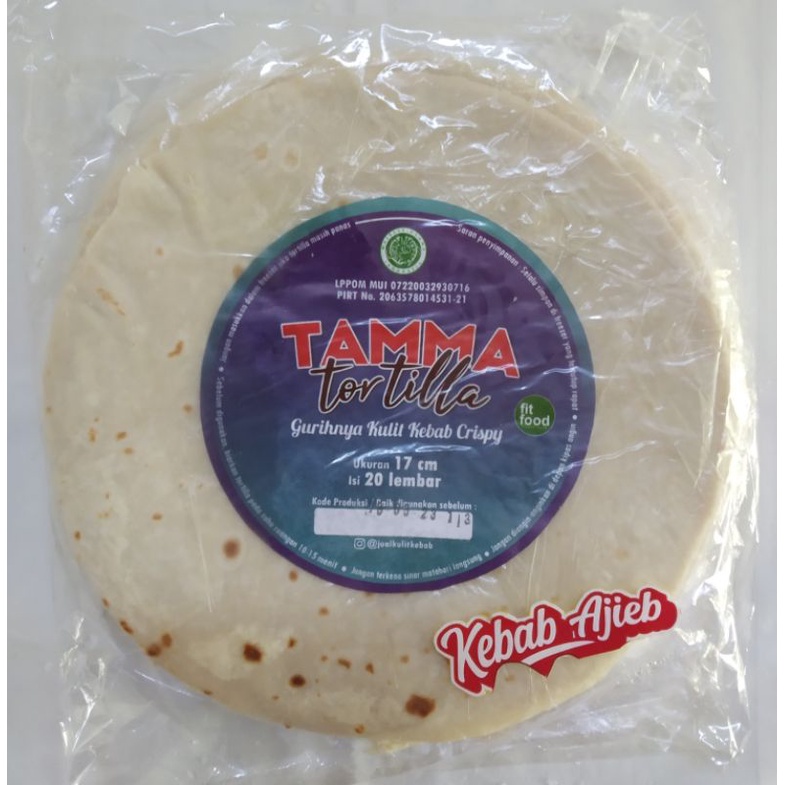 

TAMMA Tortilla Catering 17cm , Kulit Kebab