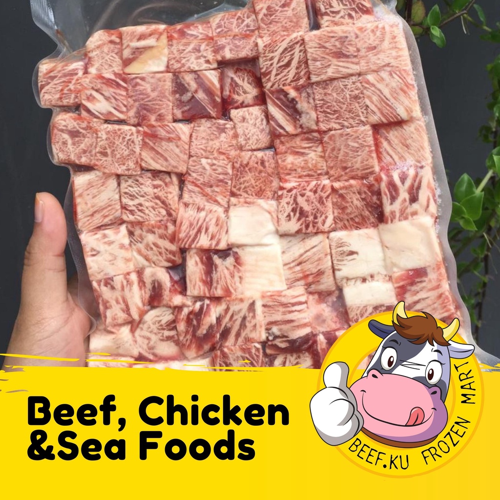 

Dagingku - Daging Saikoro 500GR Daging Sapi Saikoro Beef Wagyu Saikoro Saikoro Beef 1kg