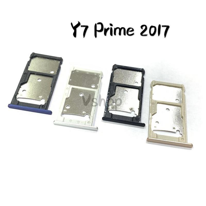 Tempat Dudukan Simcard Simtray Sim Tray Card Lock Huawei Y7 Prime 2017