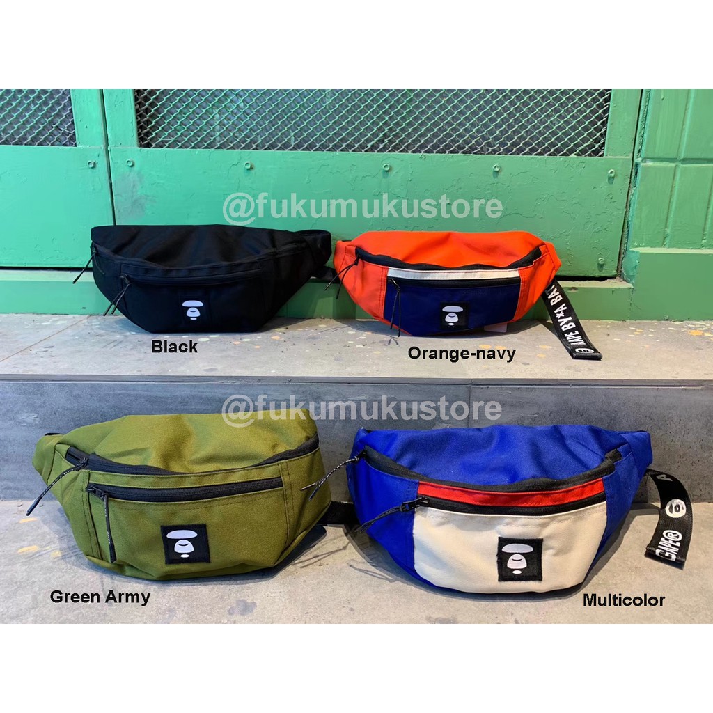 harga bape waist bag