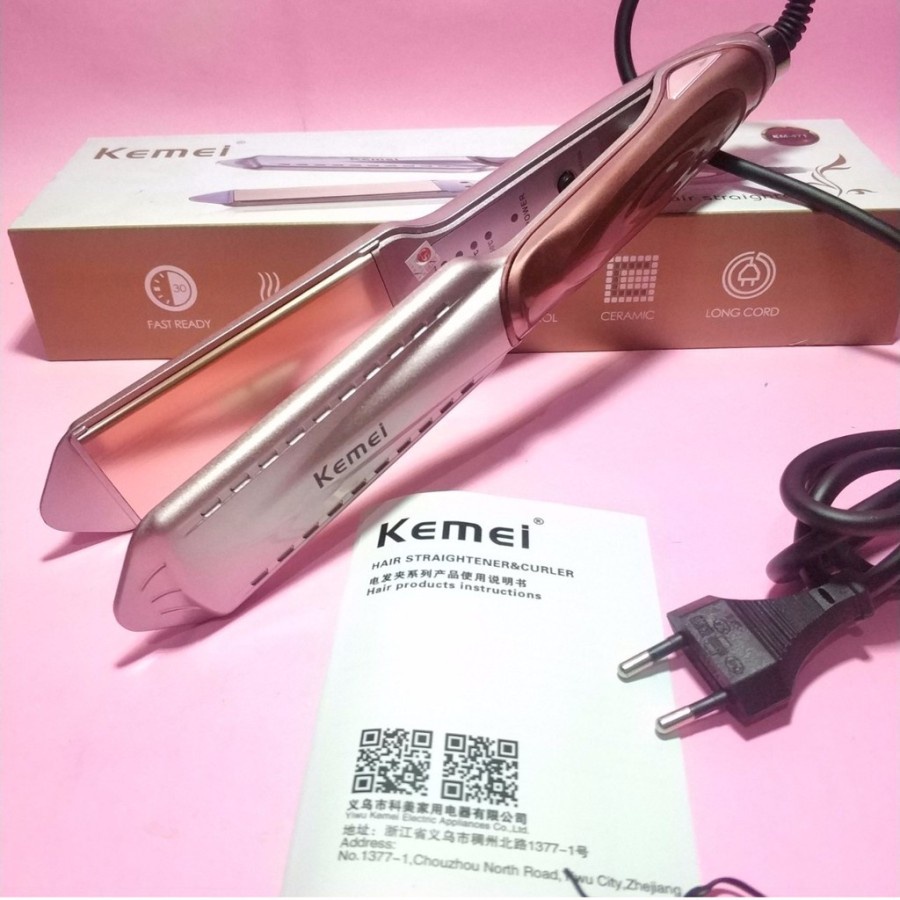 Promo Terbaru!!! Catokan Rambut Pelurus Kemei KM-471 Mudah di Gunakan dan Berkualitas