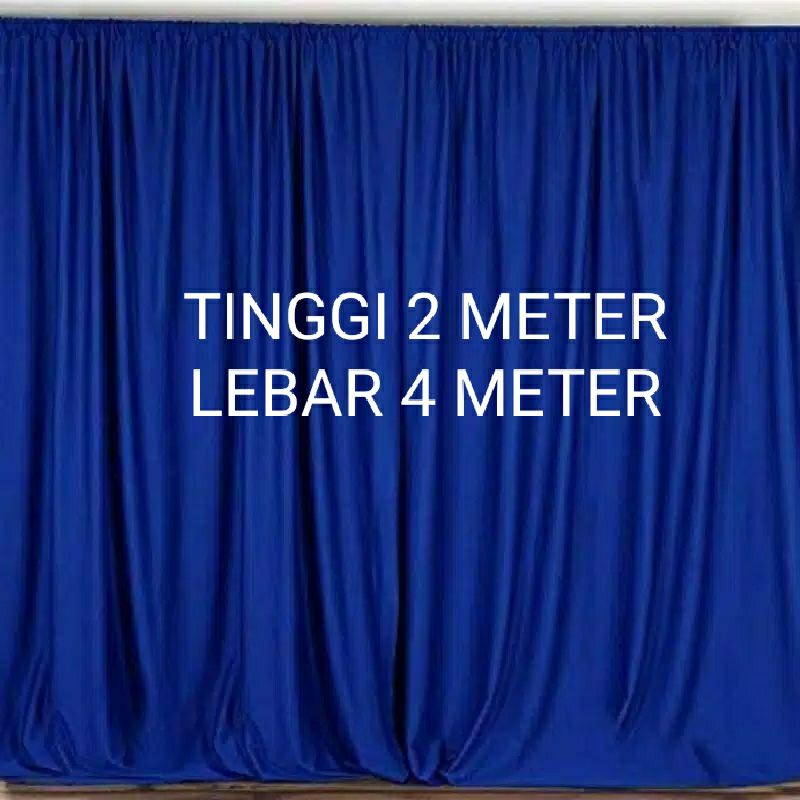 Jual BACKGROUND TINGGI 2 METER LEBAR 4 METER KAIN KILAP FILAMIN