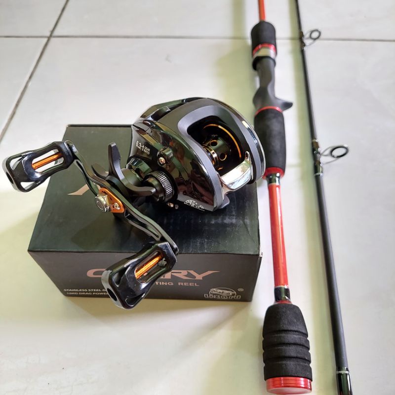 PANCING BC SEPASANG JORAN BC CARBON 1,8M REEL BC CAMRY TOP RASIO