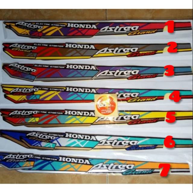 Striping-lis-sticker astrea grand 1994