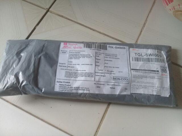 Hanger Jilbab Murah Set Plus Covernya Bisa Pilih Warna Dan Campur Motif