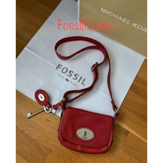 Tas FOSSIL ORIGINAL PRELOVED  Selempang Full Leather